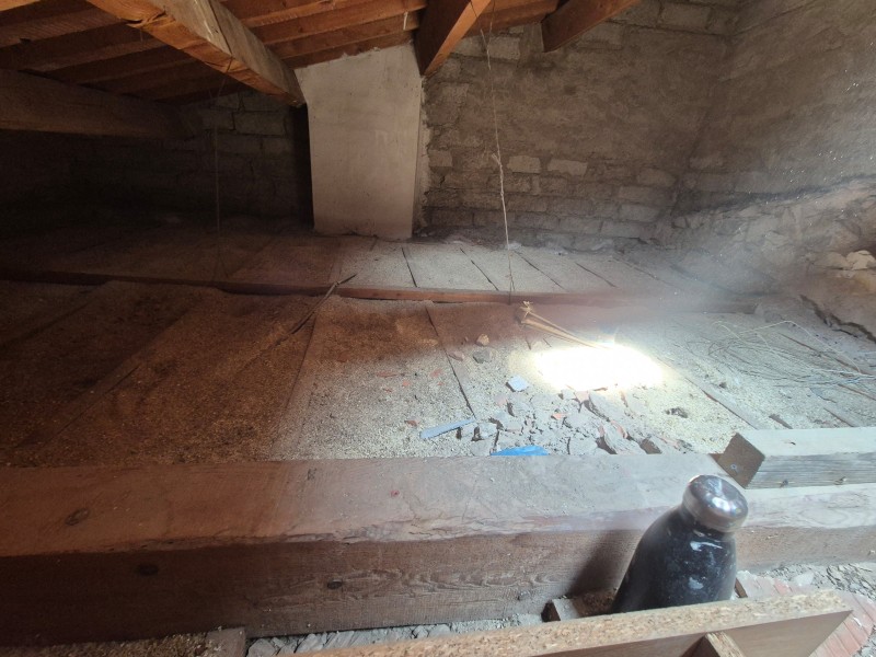 Isolation de combles perdus, Rousset (13),soufflage laine de roche, isolation thermique