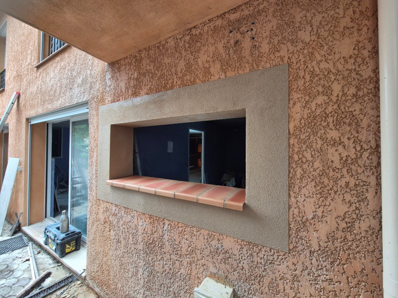 Création de fenêtre dans mur maître, Septèmes-les-Vallons, 13, ouverture mur porteur, poutrelles précontraintes
