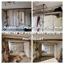 Notre zone d'activité pour ce service Maçonnerie de gros œuvre pour création ou transformation d'une ouverture